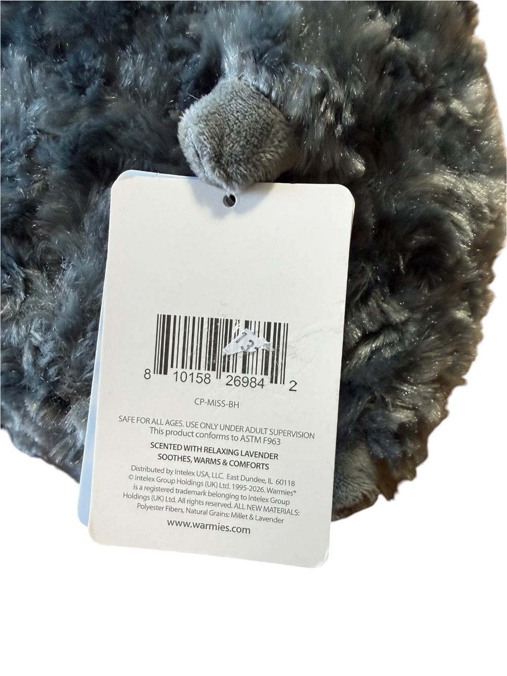 Sheep Warmies Stuffed Animal Feeling Fuzzy MISS BAA-HAVEN Lavender Scented NWT - Picture 3 of 10